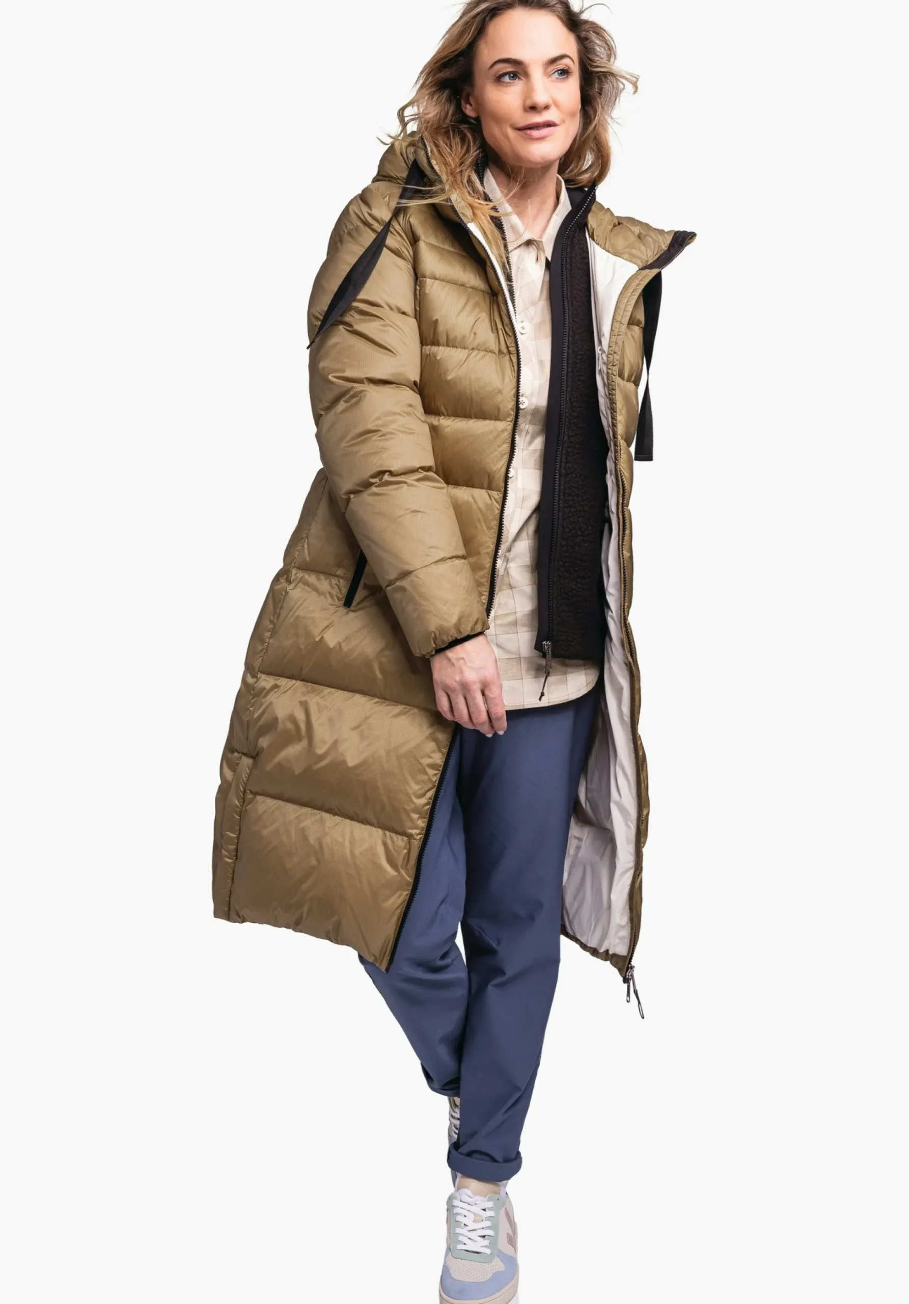 WOMEN SCHÖFFEL Travel/Leisure|Down- / Thermojacket<Stylish & super lightweight down coat white