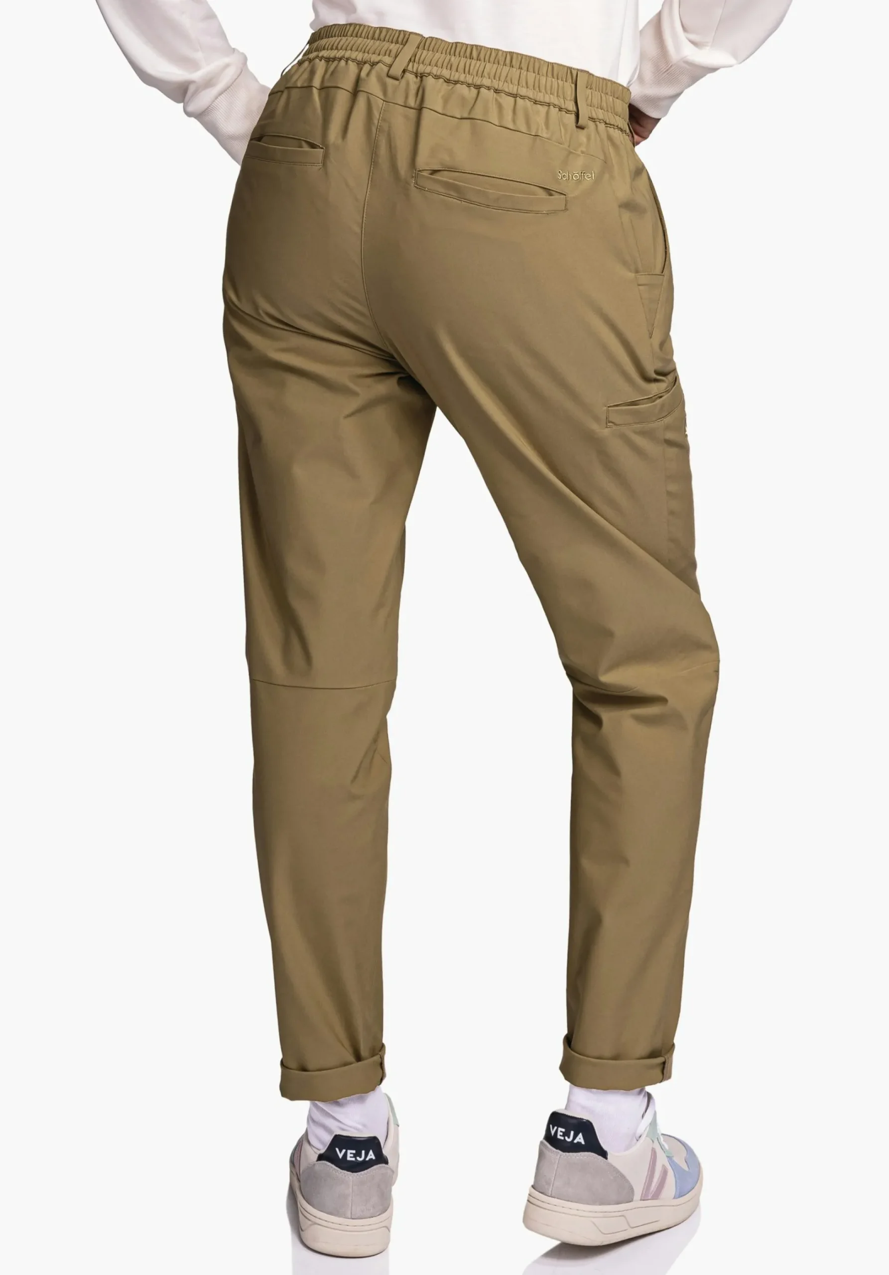WOMEN SCHÖFFEL Travel/Leisure|Pants Long<Stylish and smart casual pants beige