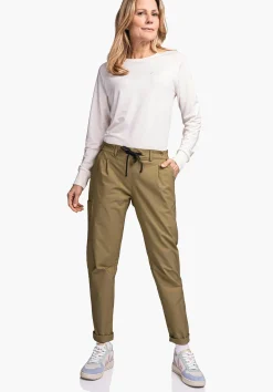 WOMEN SCHÖFFEL Travel/Leisure|Pants Long<Stylish and smart casual pants beige