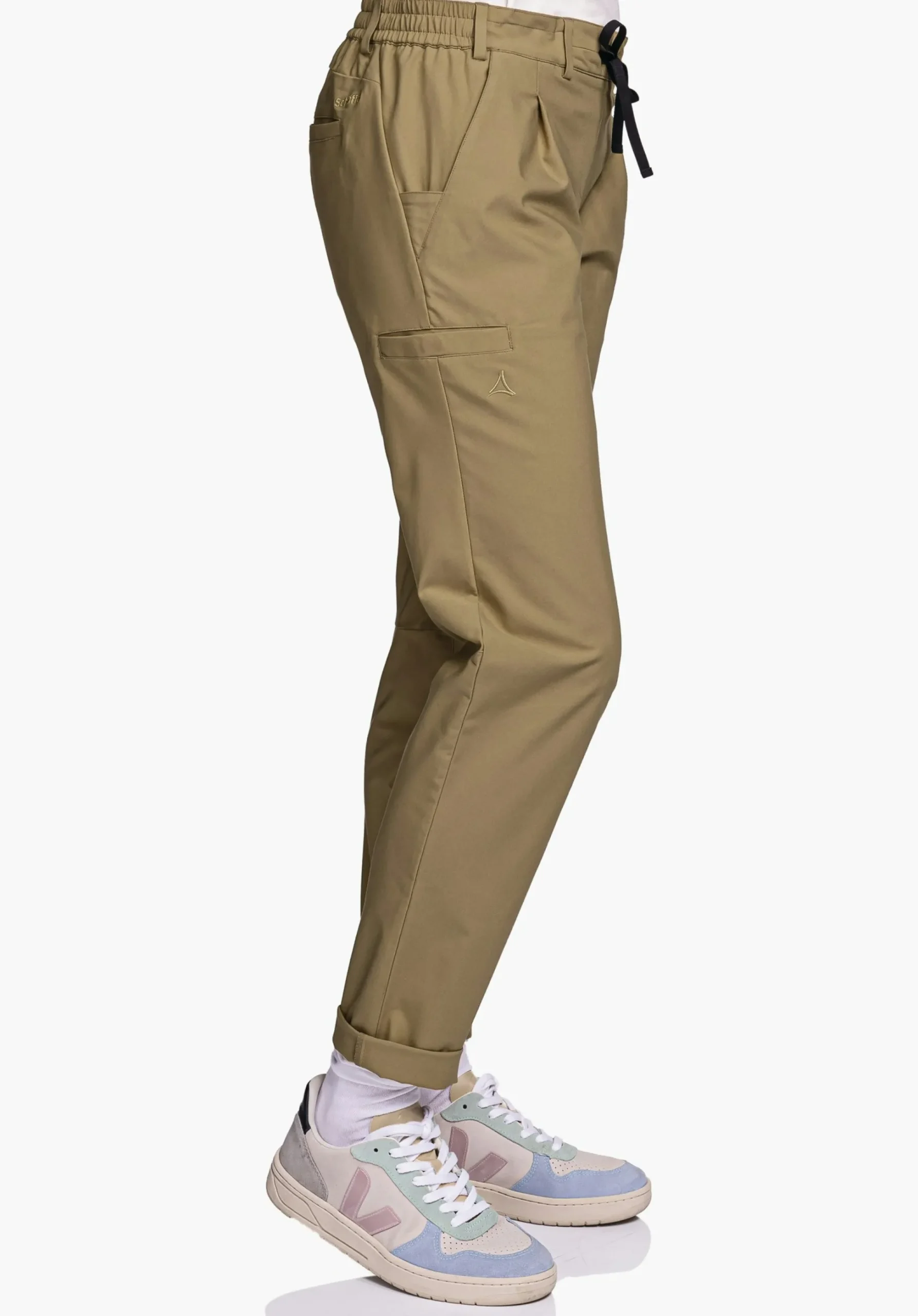 WOMEN SCHÖFFEL Travel/Leisure|Pants Long<Stylish and smart casual pants beige