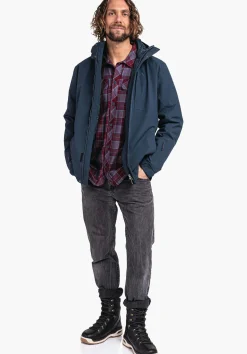 MEN SCHÖFFEL Travel/Leisure|Outdoor Jackets<Stylish and waterproof insulation jacket brown