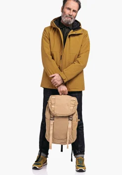 MEN SCHÖFFEL Outdoor Jackets|Travel/Leisure<Stylish and waterproof insulation jacket brown