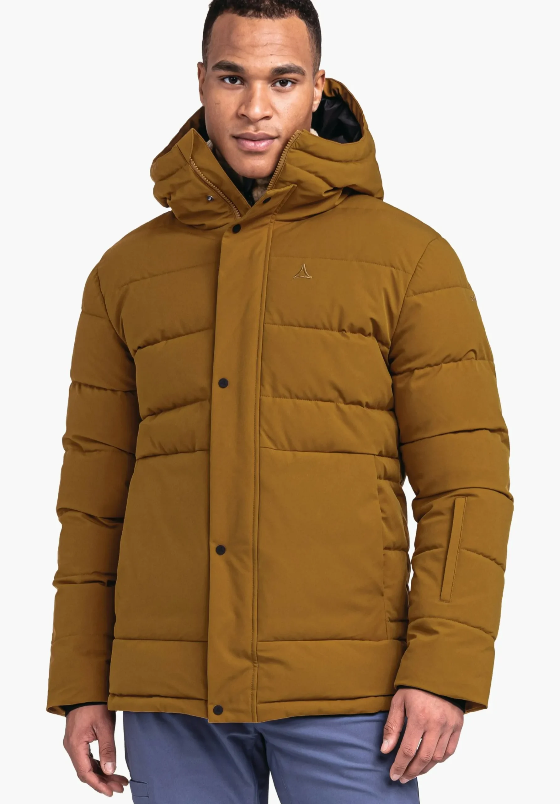 MEN SCHÖFFEL Travel/Leisure|Outdoor Jackets<Stylish jacket with recycled filling brown