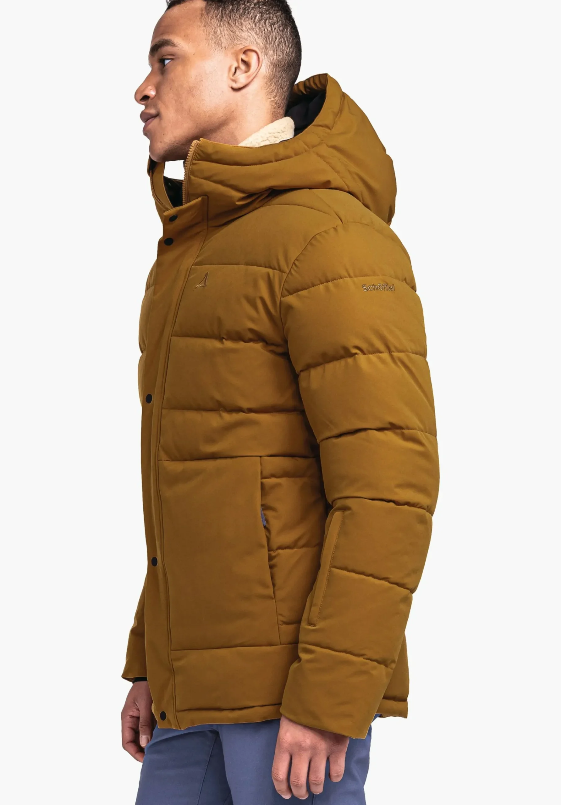 MEN SCHÖFFEL Travel/Leisure|Outdoor Jackets<Stylish jacket with recycled filling brown