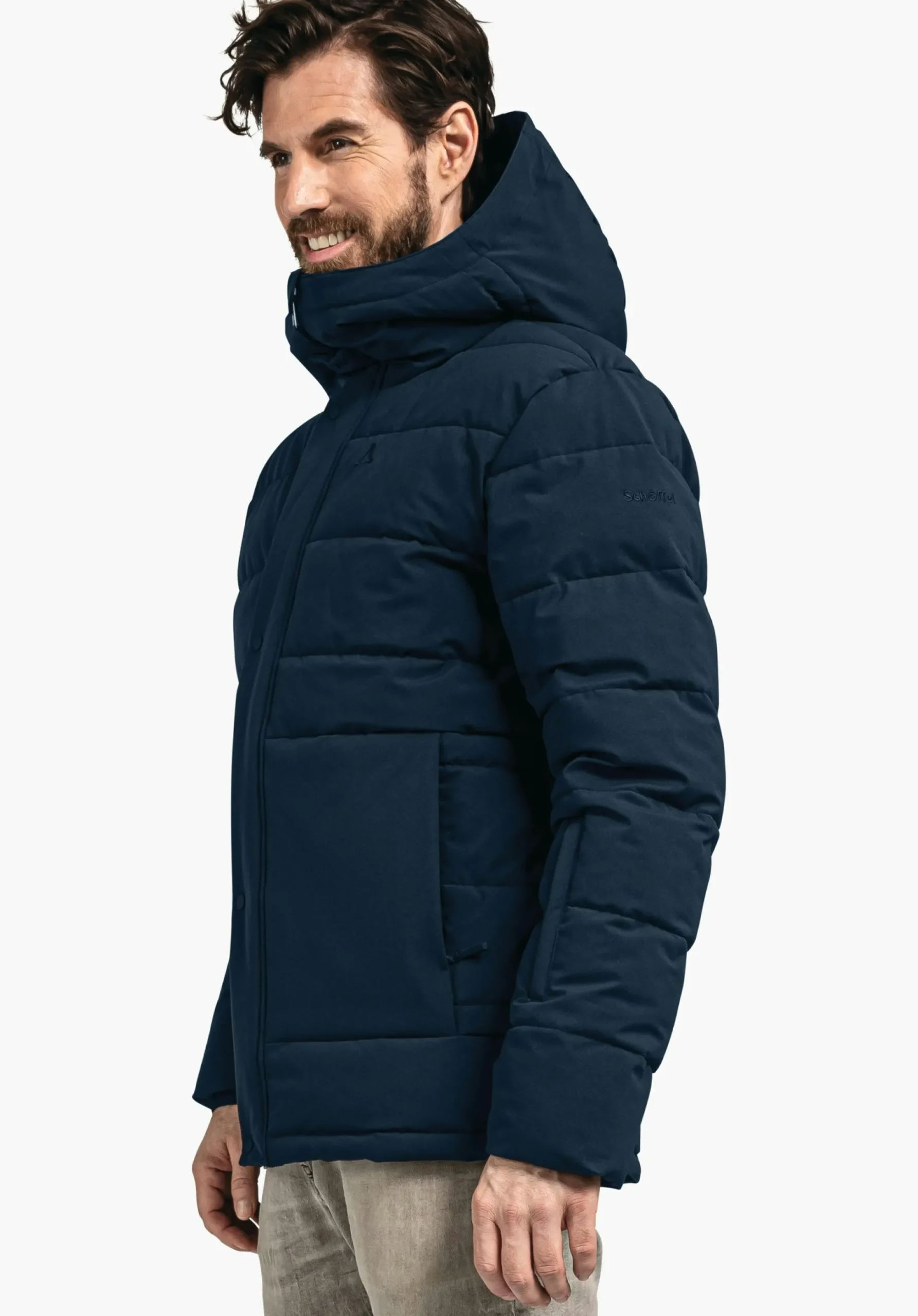 MEN SCHÖFFEL Travel/Leisure|Outdoor Jackets<Stylish jacket with recycled filling brown