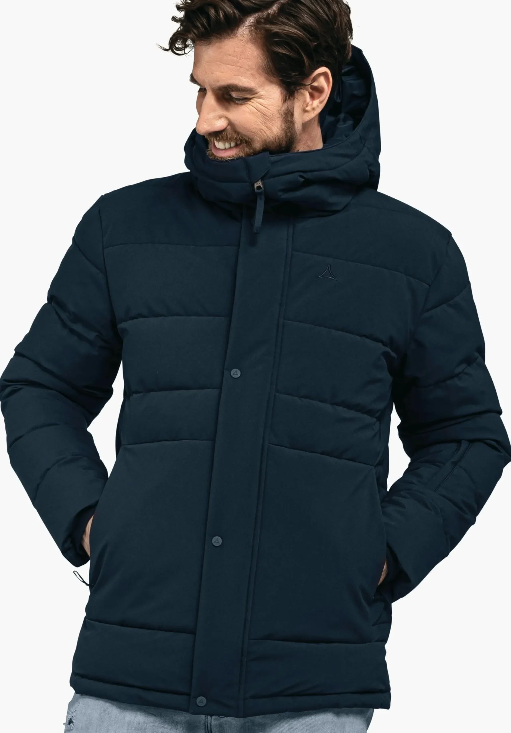 MEN SCHÖFFEL Travel/Leisure|Outdoor Jackets<Stylish jacket with recycled filling brown