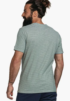 MEN SCHÖFFEL Travel/Leisure<Stylish shirt made of hemp material mix green