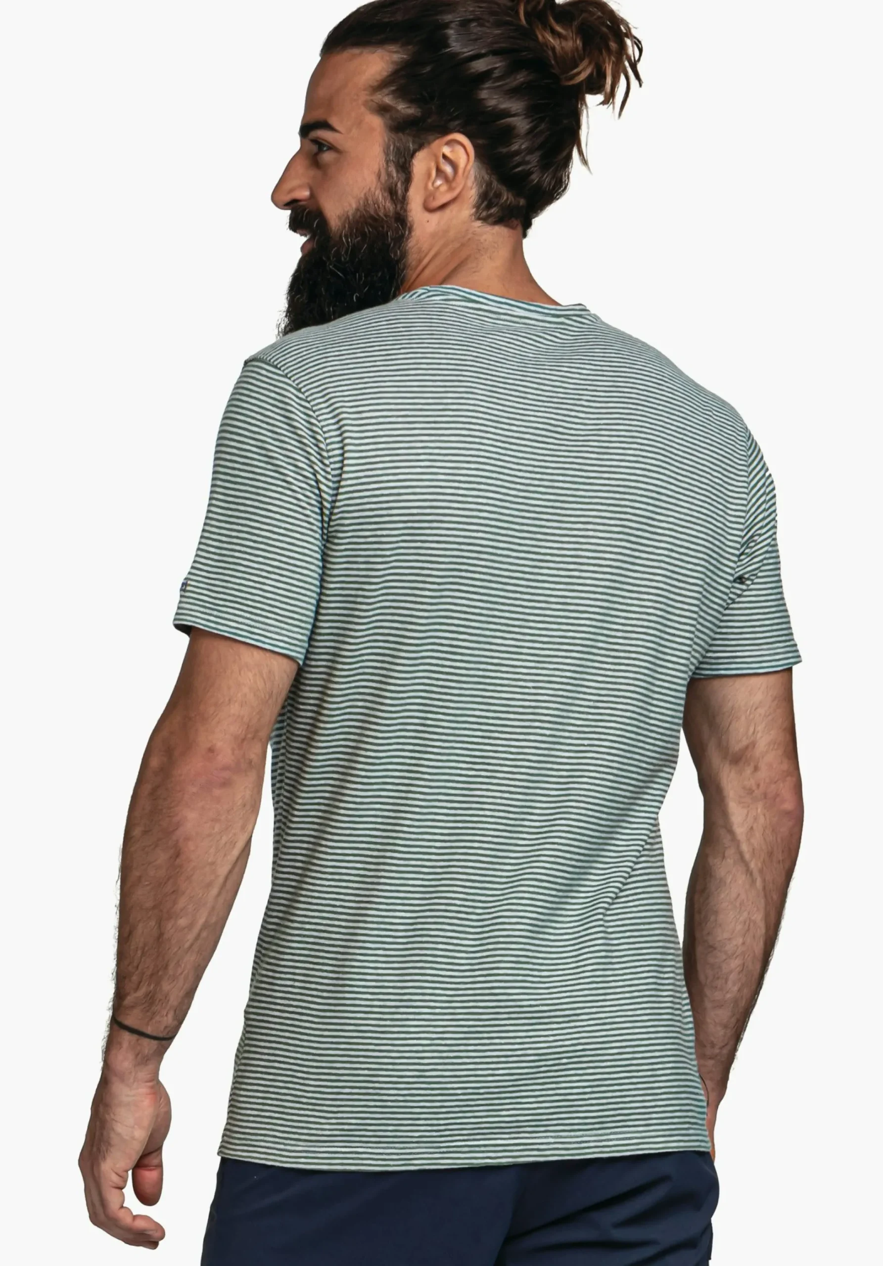 MEN SCHÖFFEL Travel/Leisure<Stylish shirt made of hemp material mix green