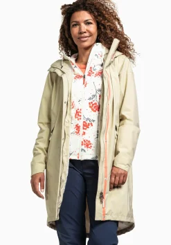 WOMEN SCHÖFFEL Travel/Leisure|Parka / Coat<Stylish waterproof coat rosa
