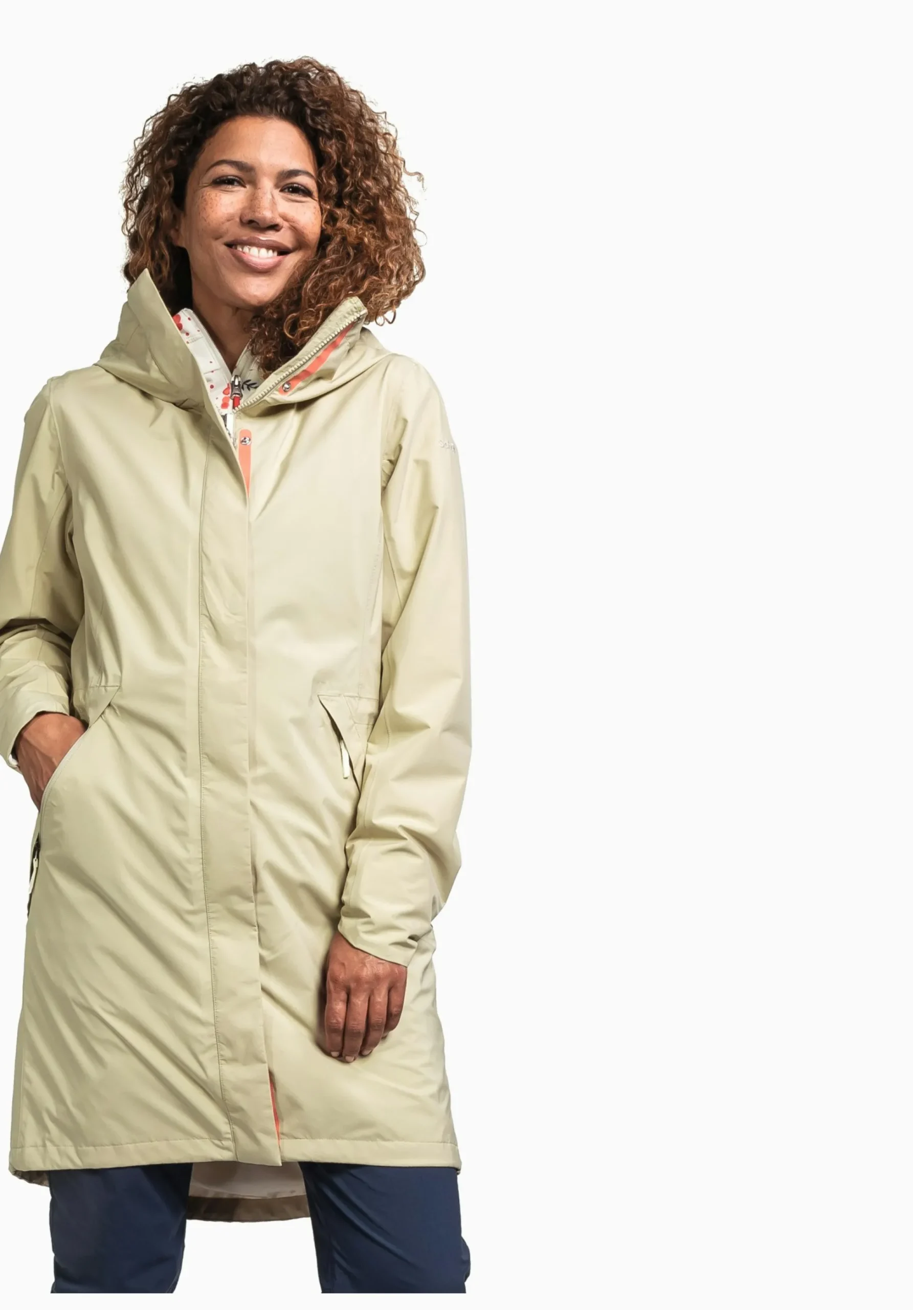 WOMEN SCHÖFFEL Travel/Leisure|Parka / Coat<Stylish waterproof coat rosa