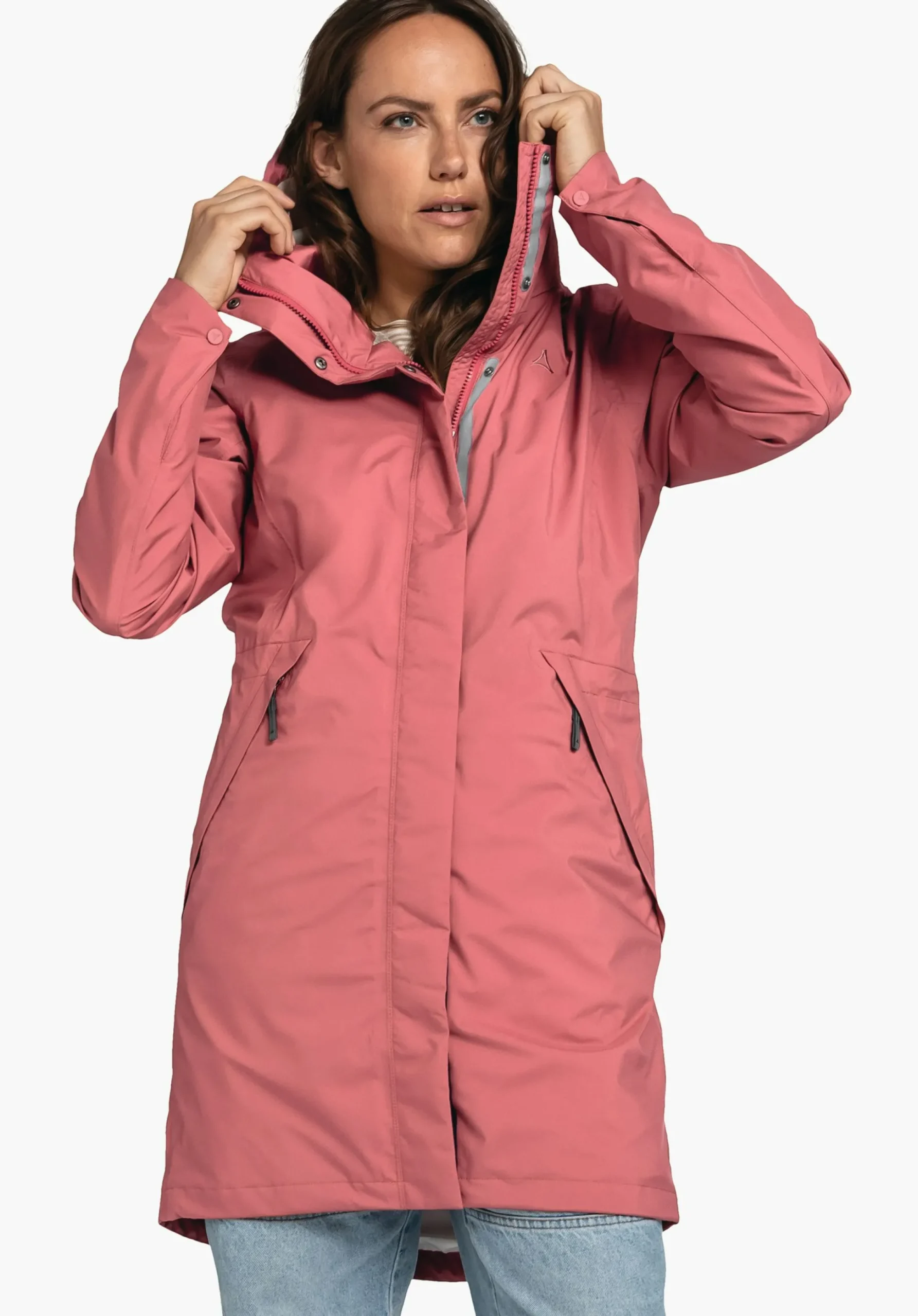 WOMEN SCHÖFFEL Travel/Leisure|Parka / Coat<Stylish waterproof coat rosa