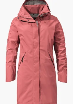 WOMEN SCHÖFFEL Travel/Leisure|Parka / Coat<Stylish waterproof coat rosa