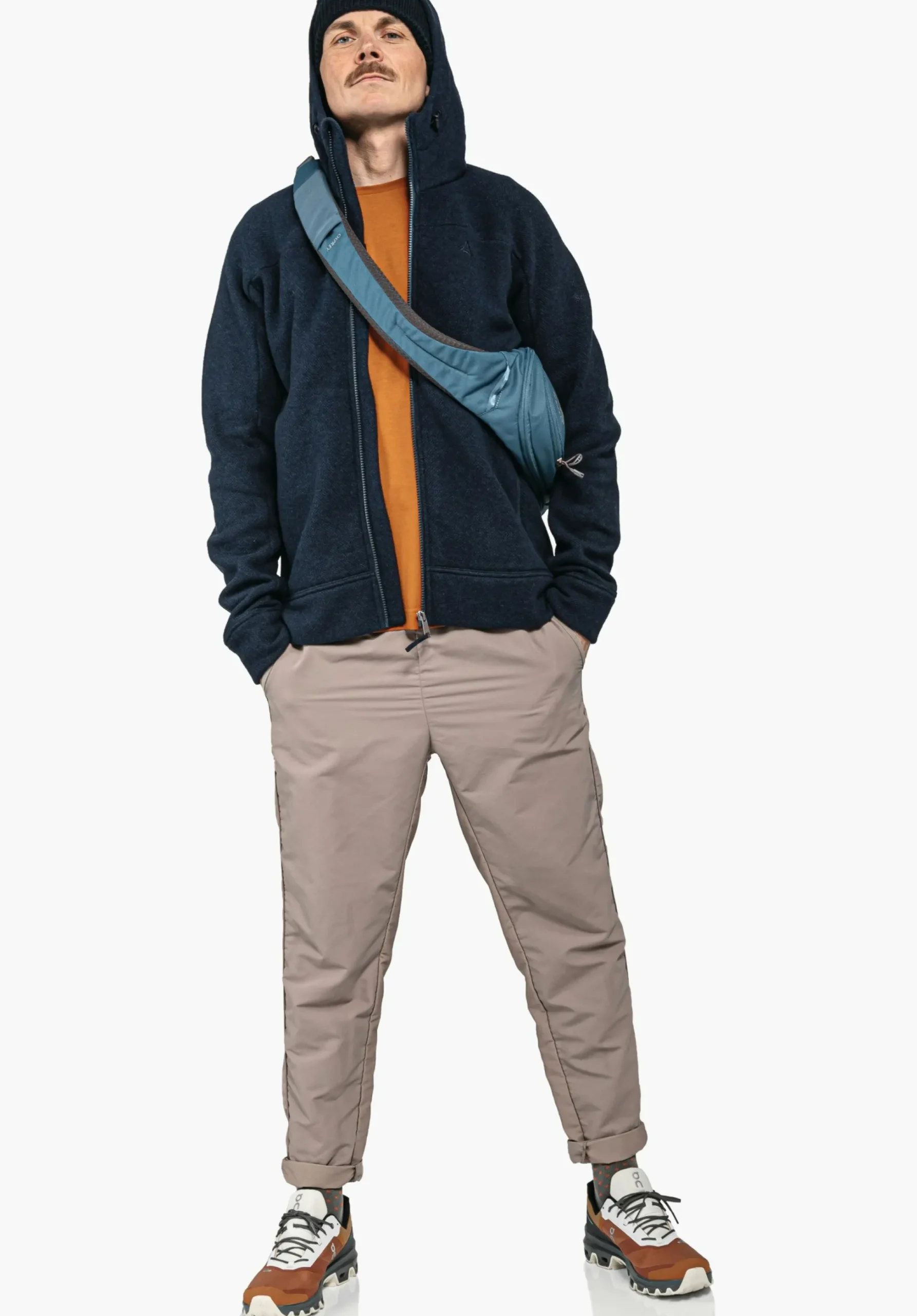 MEN SCHÖFFEL Travel/Leisure<Super warm fleece in natural fibres blue
