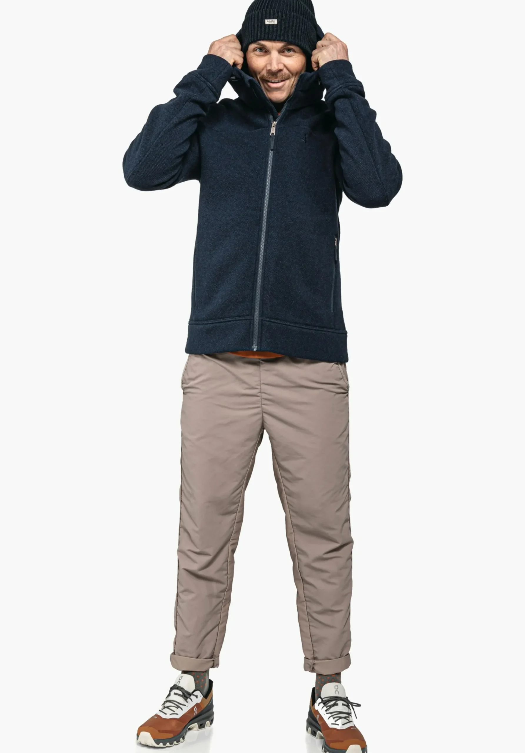 MEN SCHÖFFEL Travel/Leisure<Super warm fleece in natural fibres blue