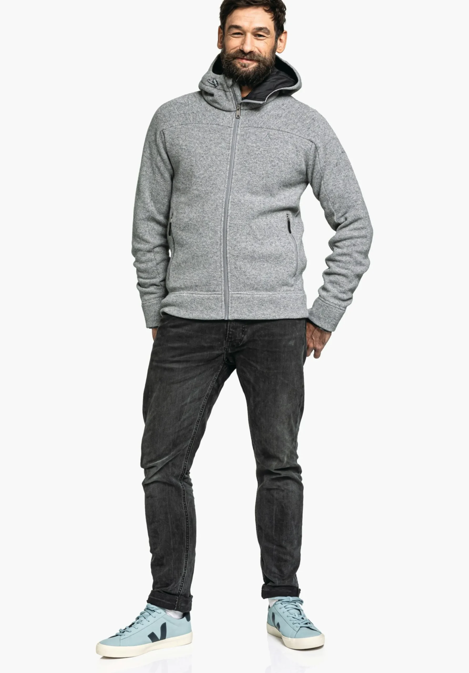 MEN SCHÖFFEL Travel/Leisure<Super warm fleece in natural fibres blue