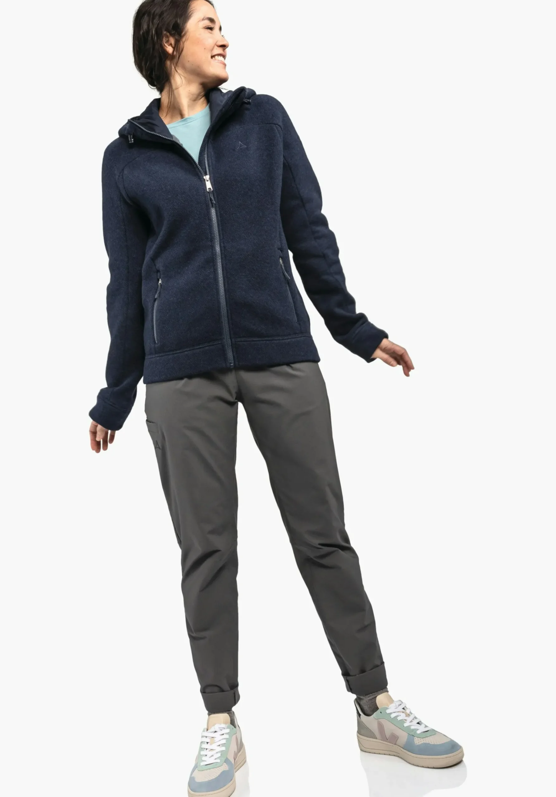 WOMEN SCHÖFFEL Travel/Leisure<Super warm fleece in natural fibres blue