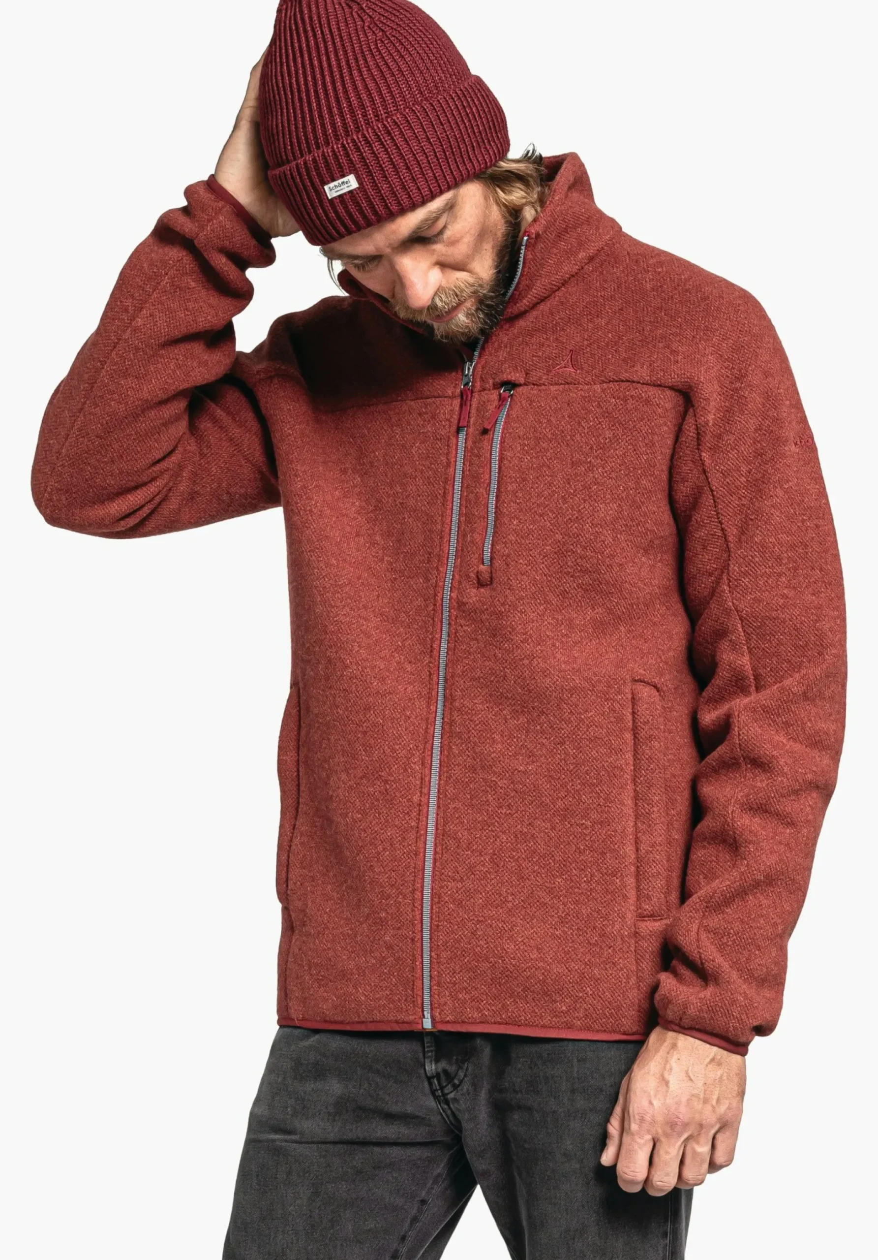 MEN SCHÖFFEL Travel/Leisure<Super warm fleece in natural fibres rot