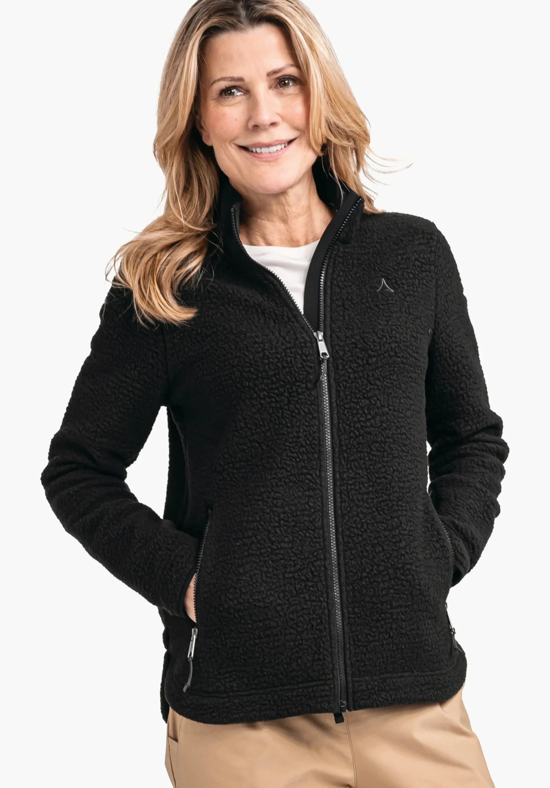 WOMEN SCHÖFFEL Travel/Leisure<Super warm recycled fleece jacket beige