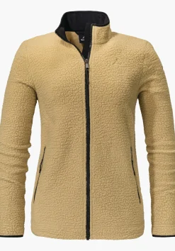 WOMEN SCHÖFFEL Travel/Leisure<Super warm recycled fleece jacket beige