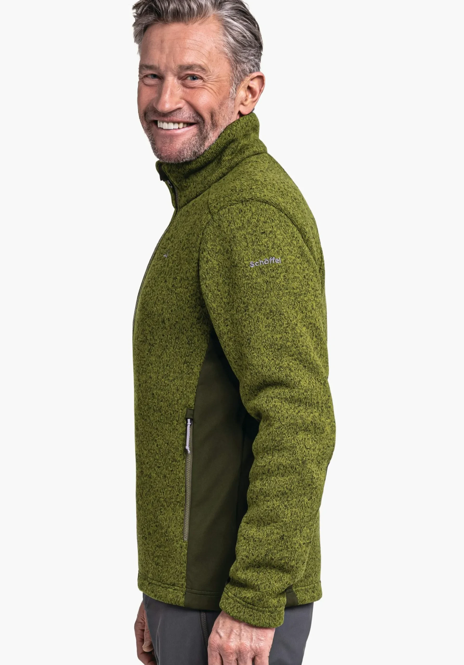 MEN SCHÖFFEL Trek & Hike<Super warm ZipIn! fleece jacket green