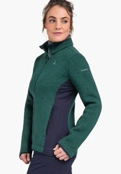 WOMEN SCHÖFFEL Trek & Hike<Sustainable & warm ZipIn! fleece jacket red