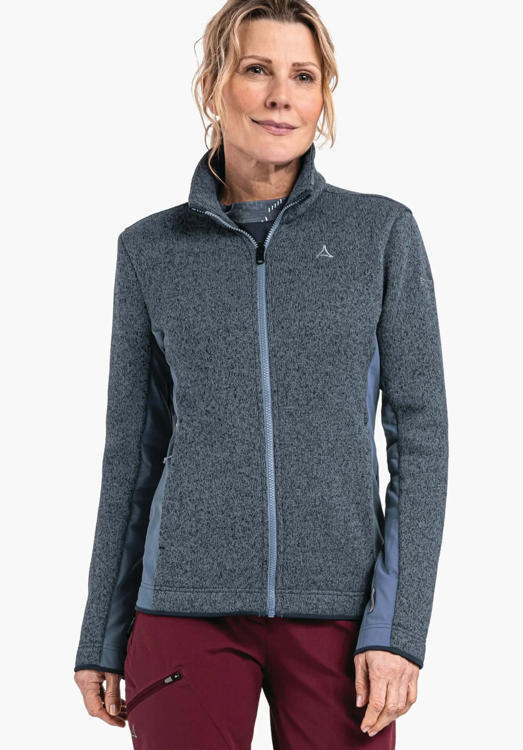 WOMEN SCHÖFFEL Trek & Hike<Sustainable & warm ZipIn! fleece jacket red