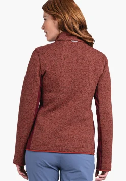 WOMEN SCHÖFFEL Trek & Hike<Sustainable & warm ZipIn! fleece jacket red