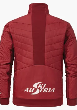 MEN SCHÖFFEL Skiing|Down- / Thermojacket<ÖSV style insulation jacket red