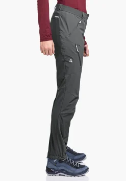 WOMEN SCHÖFFEL Pants Long<Technical and warming hiking pants green
