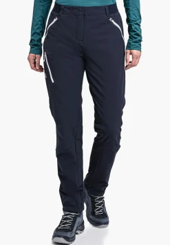 WOMEN SCHÖFFEL Pants Long<Technical and warming hiking pants green