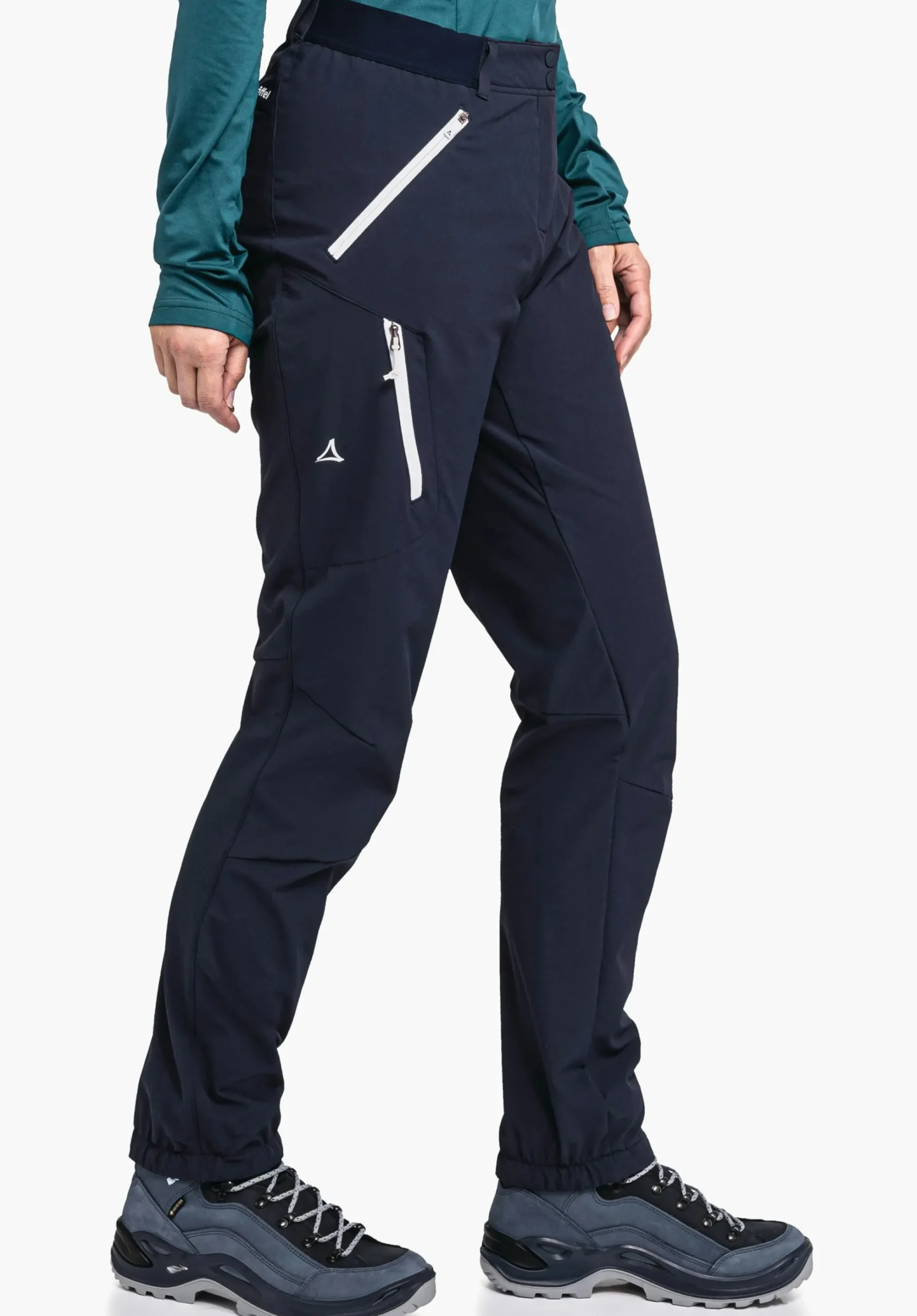 WOMEN SCHÖFFEL Pants Long<Technical and warming hiking pants green