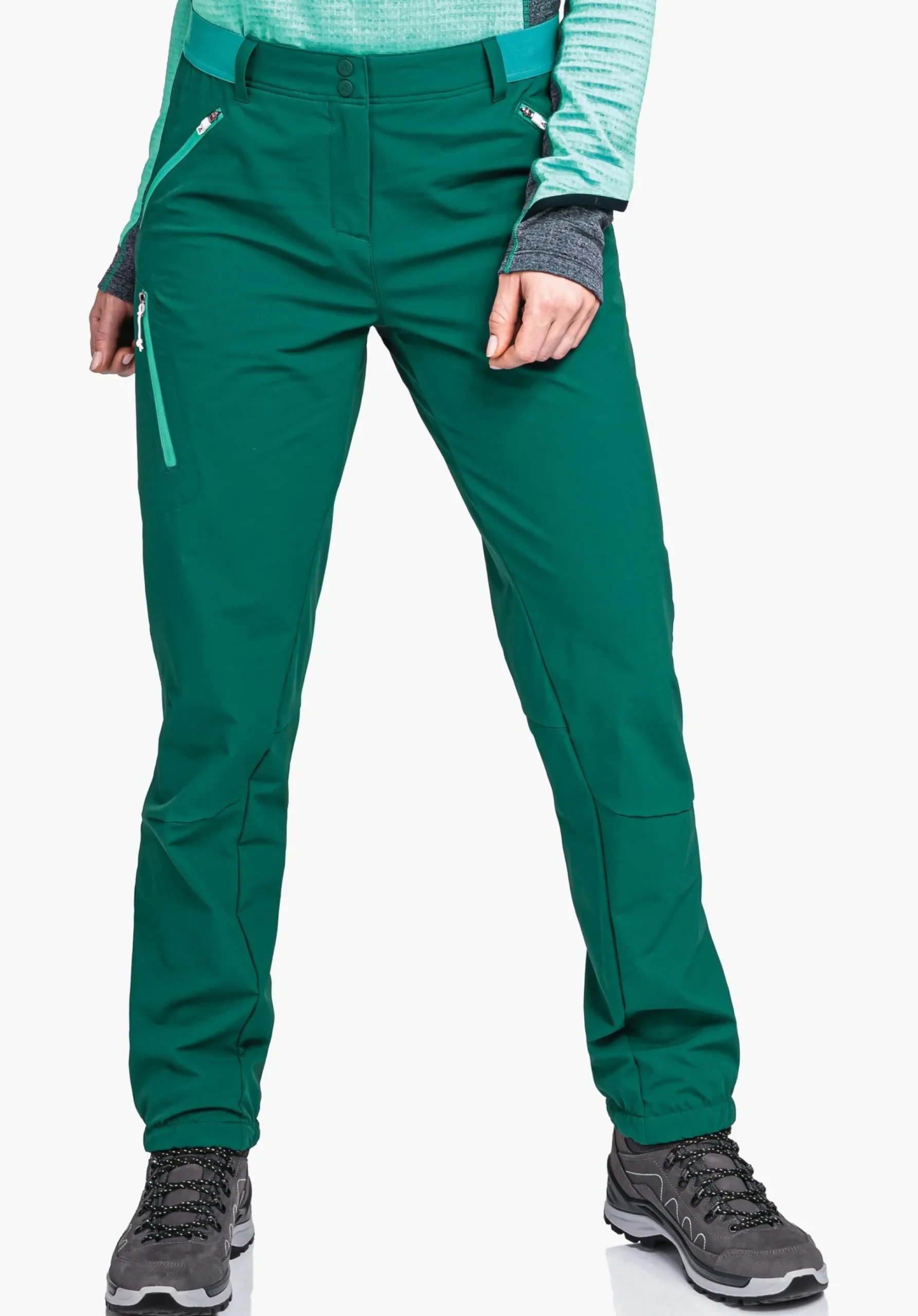 WOMEN SCHÖFFEL Trek & Hike|Pants Long<Technical and warming hiking pants green