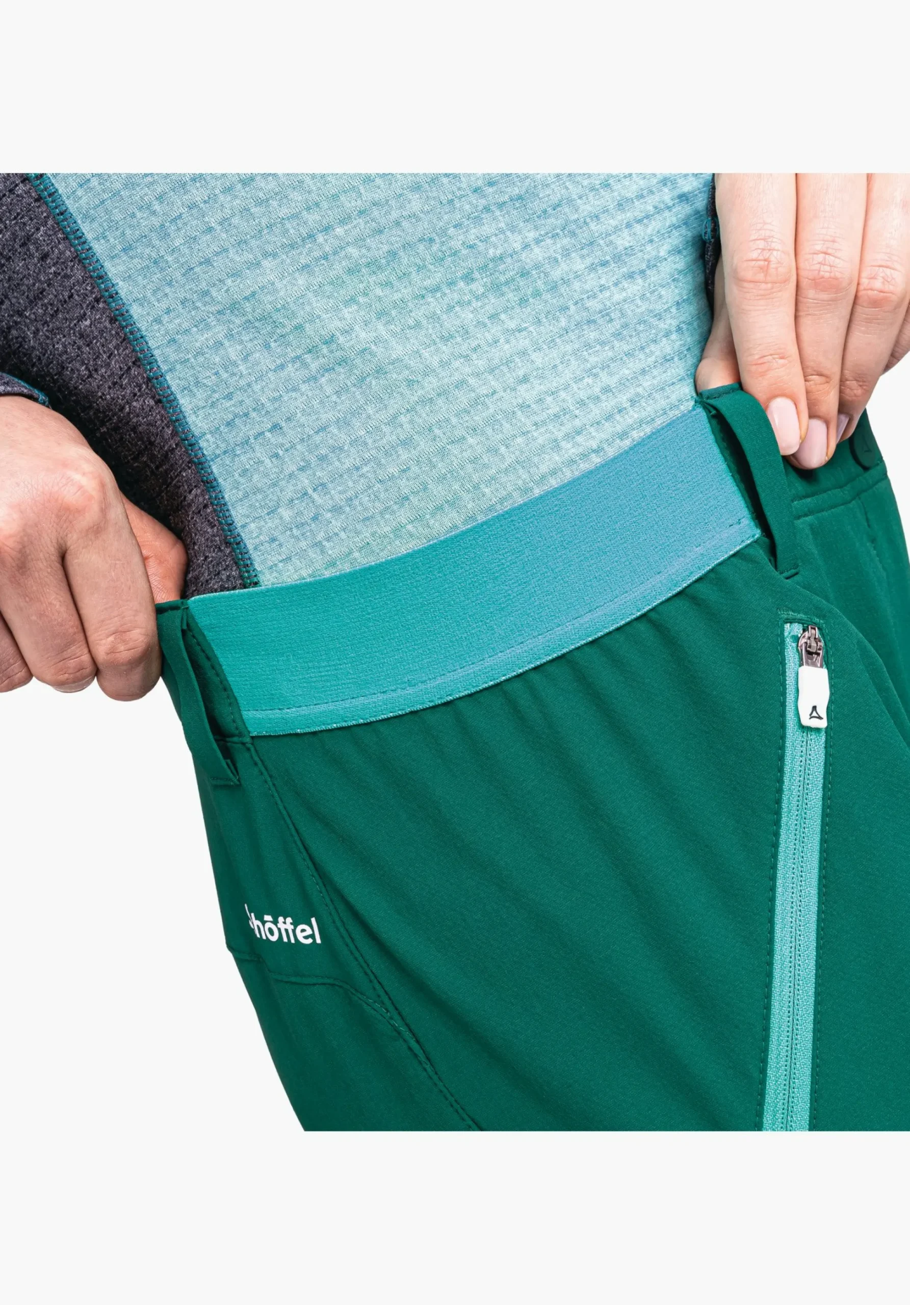 WOMEN SCHÖFFEL Trek & Hike|Pants Long<Technical and warming hiking pants green
