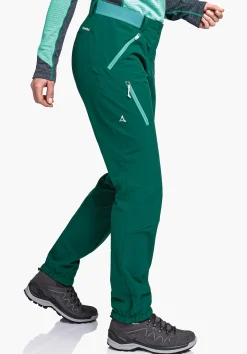 WOMEN SCHÖFFEL Trek & Hike|Pants Long<Technical and warming hiking pants green