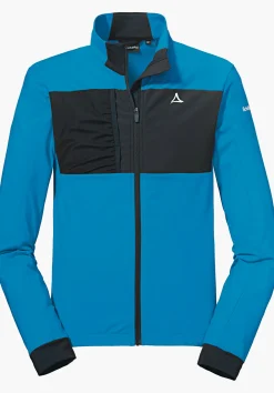 MEN SCHÖFFEL Bike<Technical bike fleece in material mix rot