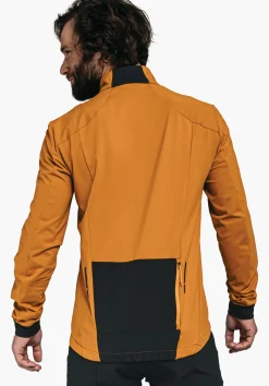MEN SCHÖFFEL Bike<Technical bike fleece in material mix rot