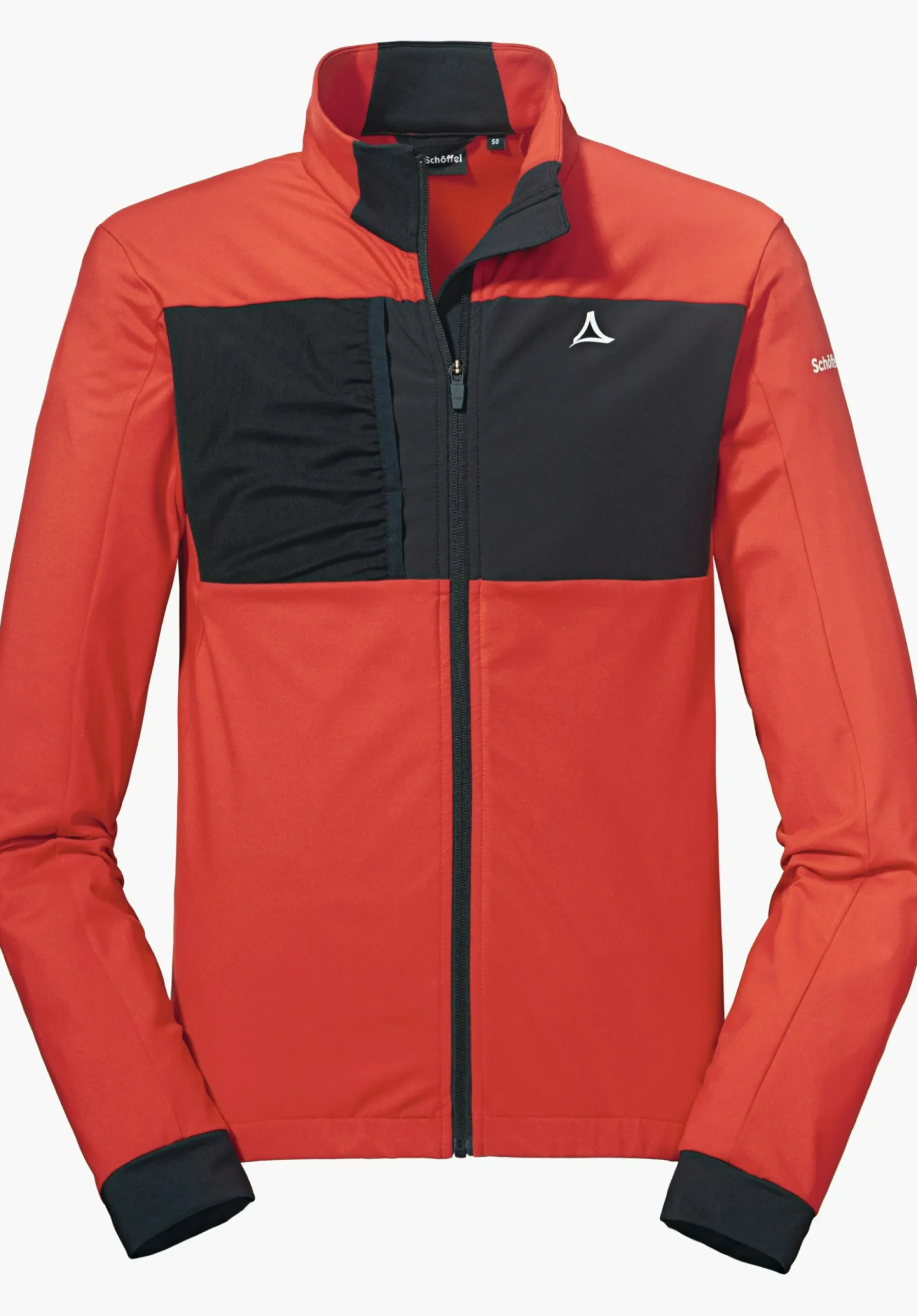 MEN SCHÖFFEL Bike<Technical bike fleece in material mix rot