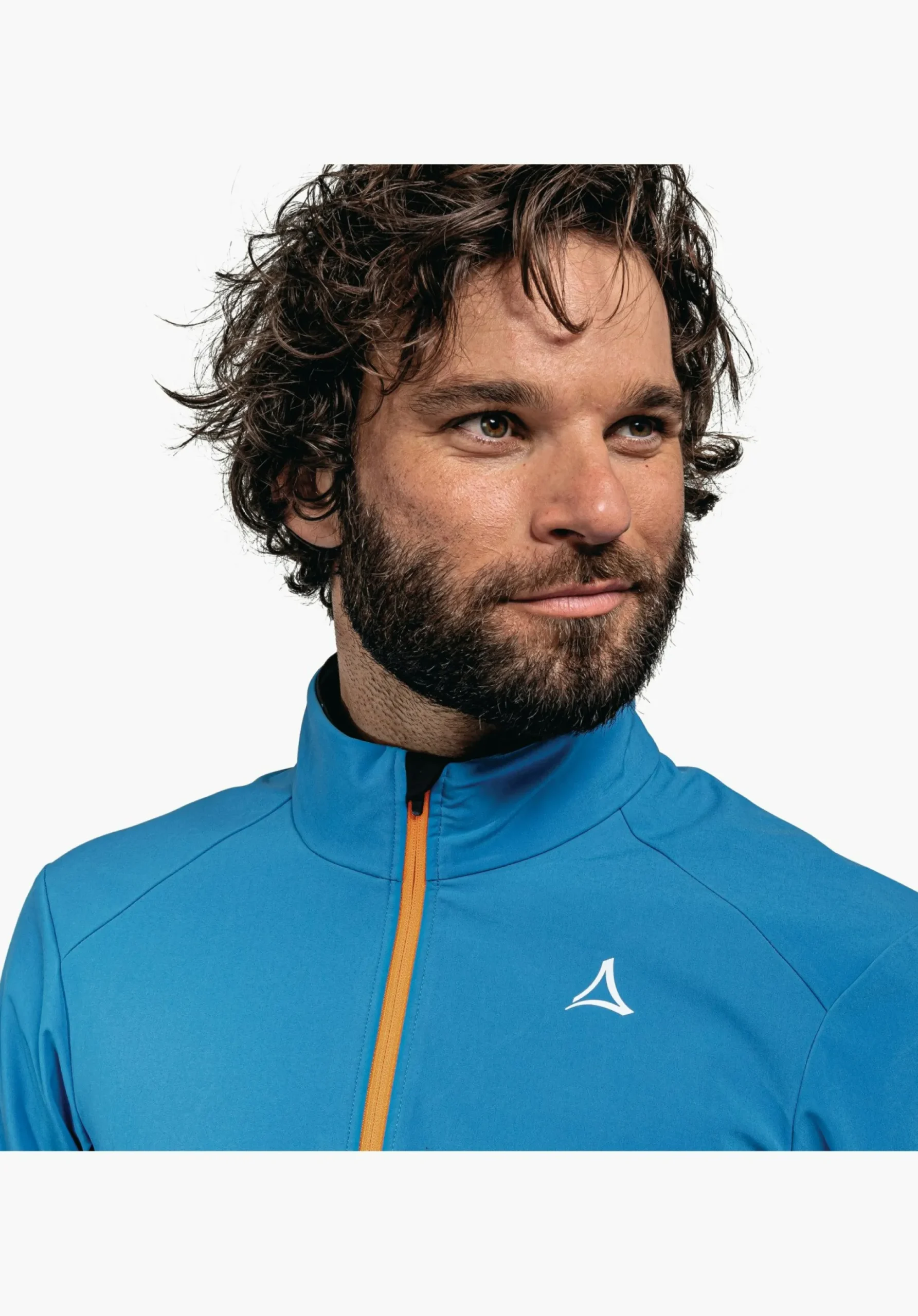 MEN SCHÖFFEL Bike<Technical bike softshell hybrid jacket orange