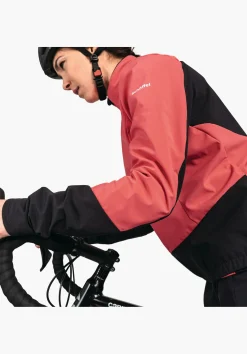 WOMEN SCHÖFFEL Bike<Technical bike softshell hybrid jacket rot