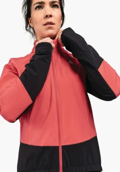 WOMEN SCHÖFFEL Bike<Technical bike softshell hybrid jacket rot