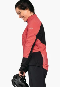 WOMEN SCHÖFFEL Bike<Technical bike softshell hybrid jacket rot