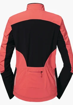 WOMEN SCHÖFFEL Bike<Technical bike softshell hybrid jacket rot