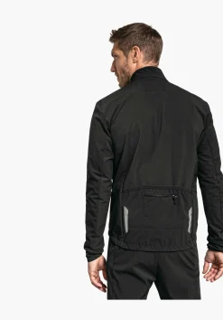 MEN SCHÖFFEL Bike<Technical bike softshell hybrid jacket orange