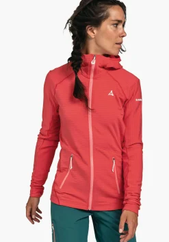 WOMEN SCHÖFFEL Mountaineering<Technical fleece for the highest demands red