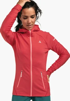 WOMEN SCHÖFFEL Mountaineering<Technical fleece for the highest demands red