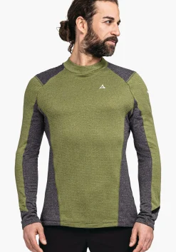 MEN SCHÖFFEL Ski Tour|Mountaineering<Technical fleece with high wearing comfort green