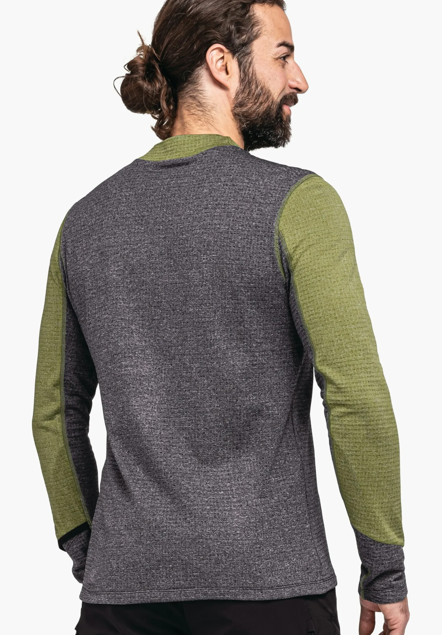 MEN SCHÖFFEL Ski Tour|Mountaineering<Technical fleece with high wearing comfort green