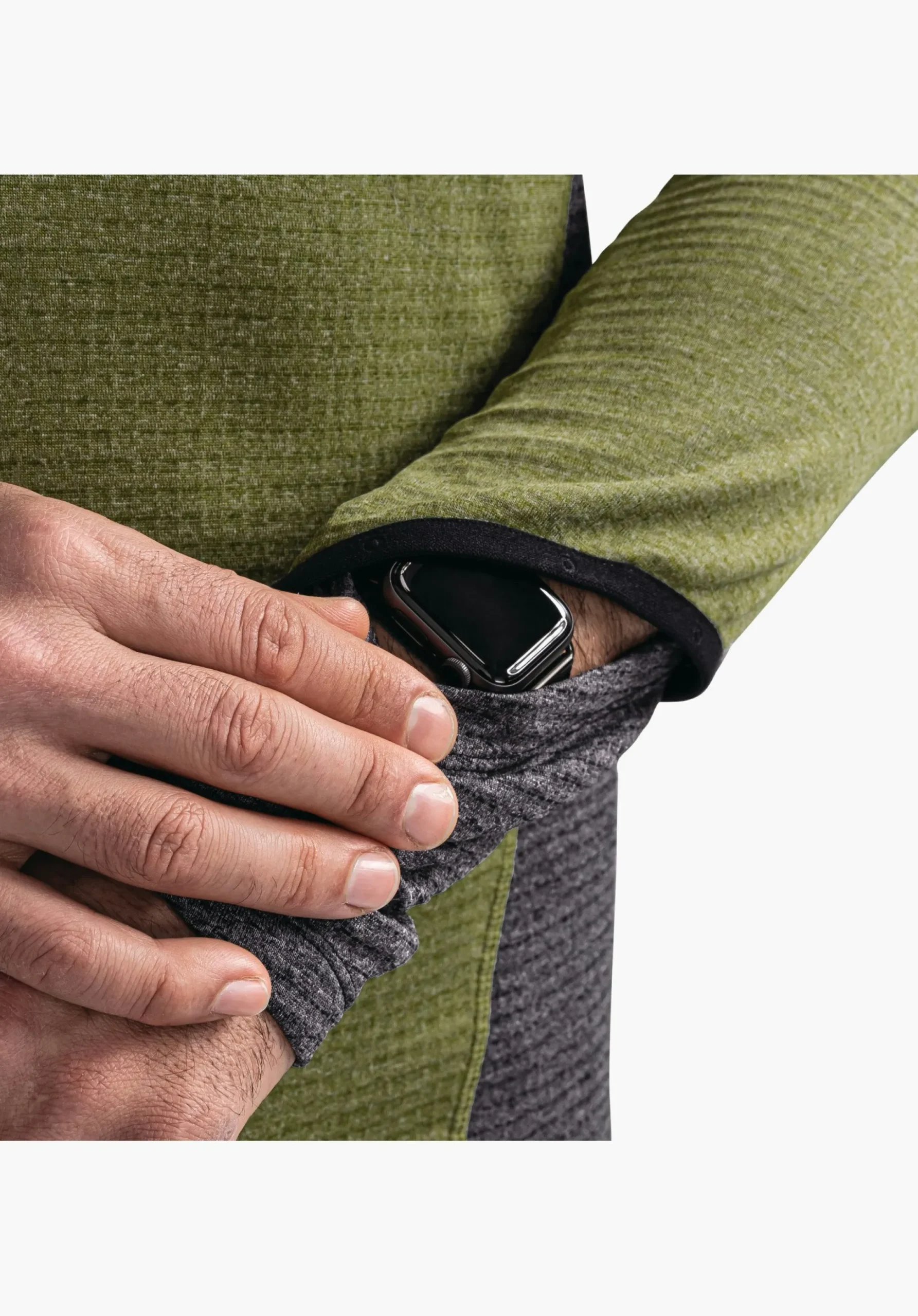 MEN SCHÖFFEL Ski Tour|Mountaineering<Technical fleece with high wearing comfort green