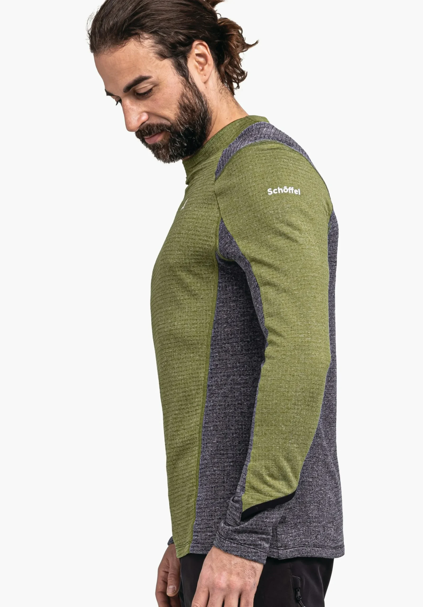 MEN SCHÖFFEL Ski Tour|Mountaineering<Technical fleece with high wearing comfort green