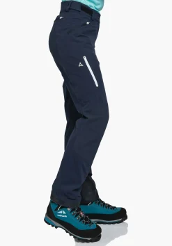 WOMEN SCHÖFFEL Mountaineering|Pants Long<Technical pants with material reinforcements blue